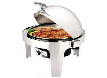 chafing dish round top